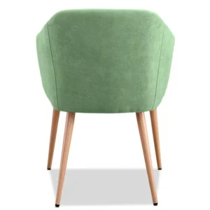 mobiliario-contract-sillon lart metal tapizado tejido linen verde claro 1